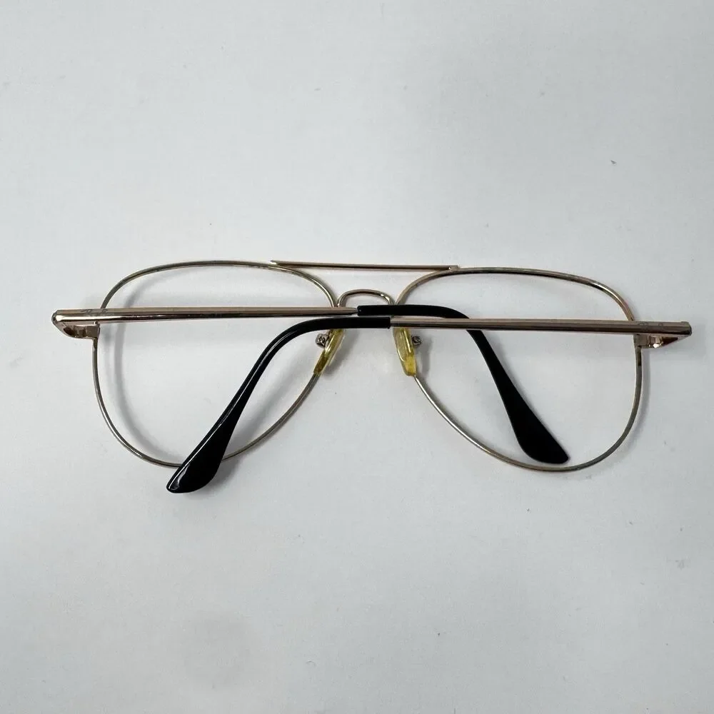 Authentic Ray-Ban RB3025 Aviator Gold Sunglass Frames 56-14-135 Italy